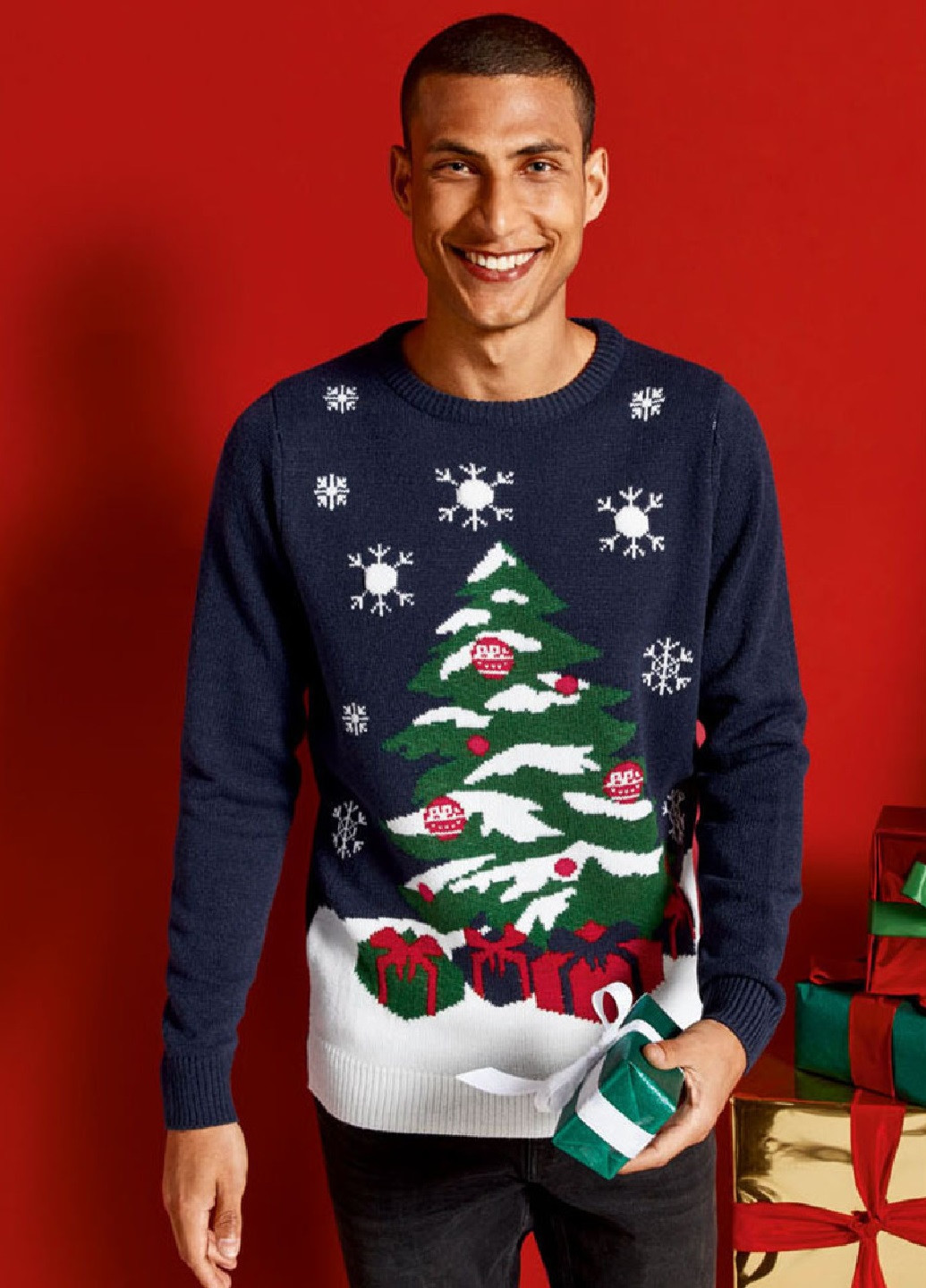 Синий зимний свитер Livergy