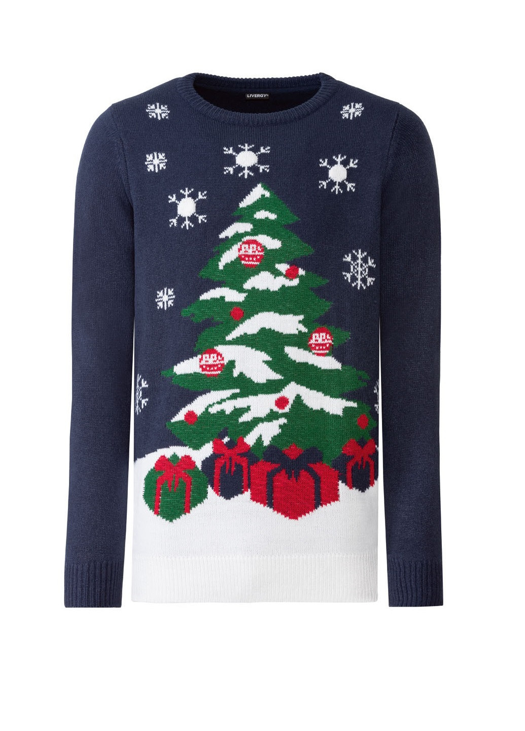 Синий зимний свитер Livergy