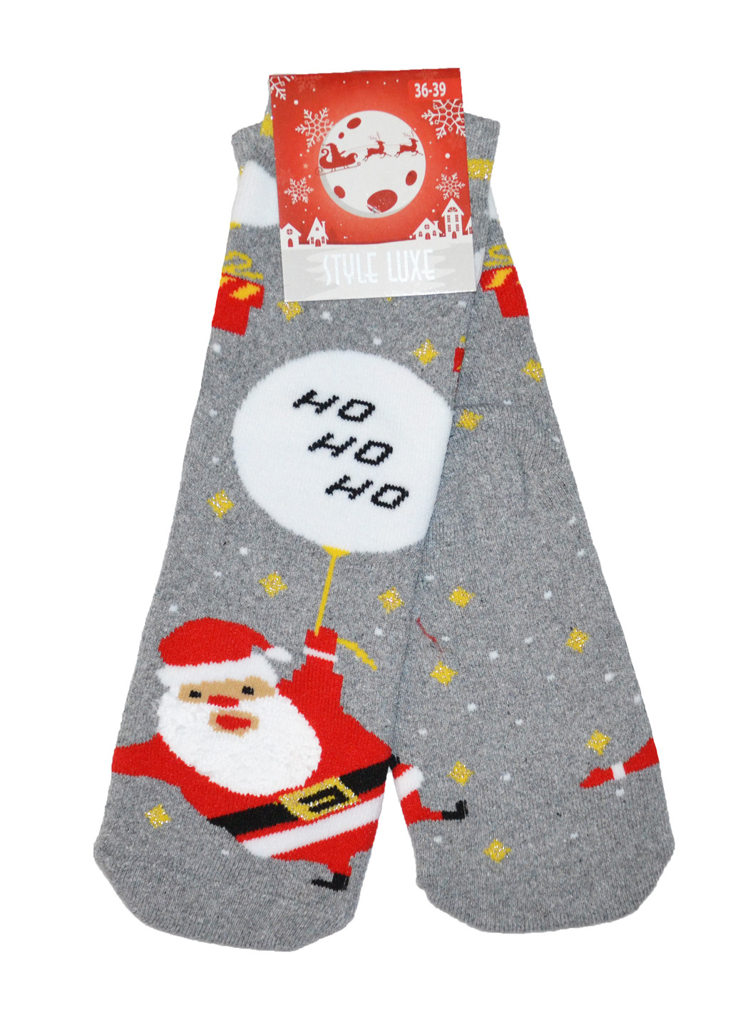Сірі шкарпетки Style Luxe новорічні (264642855)