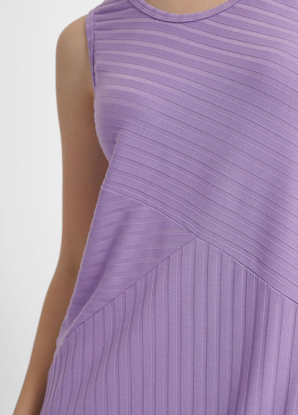 Фиолетовое кэжуал платье byanka Garne однотонное