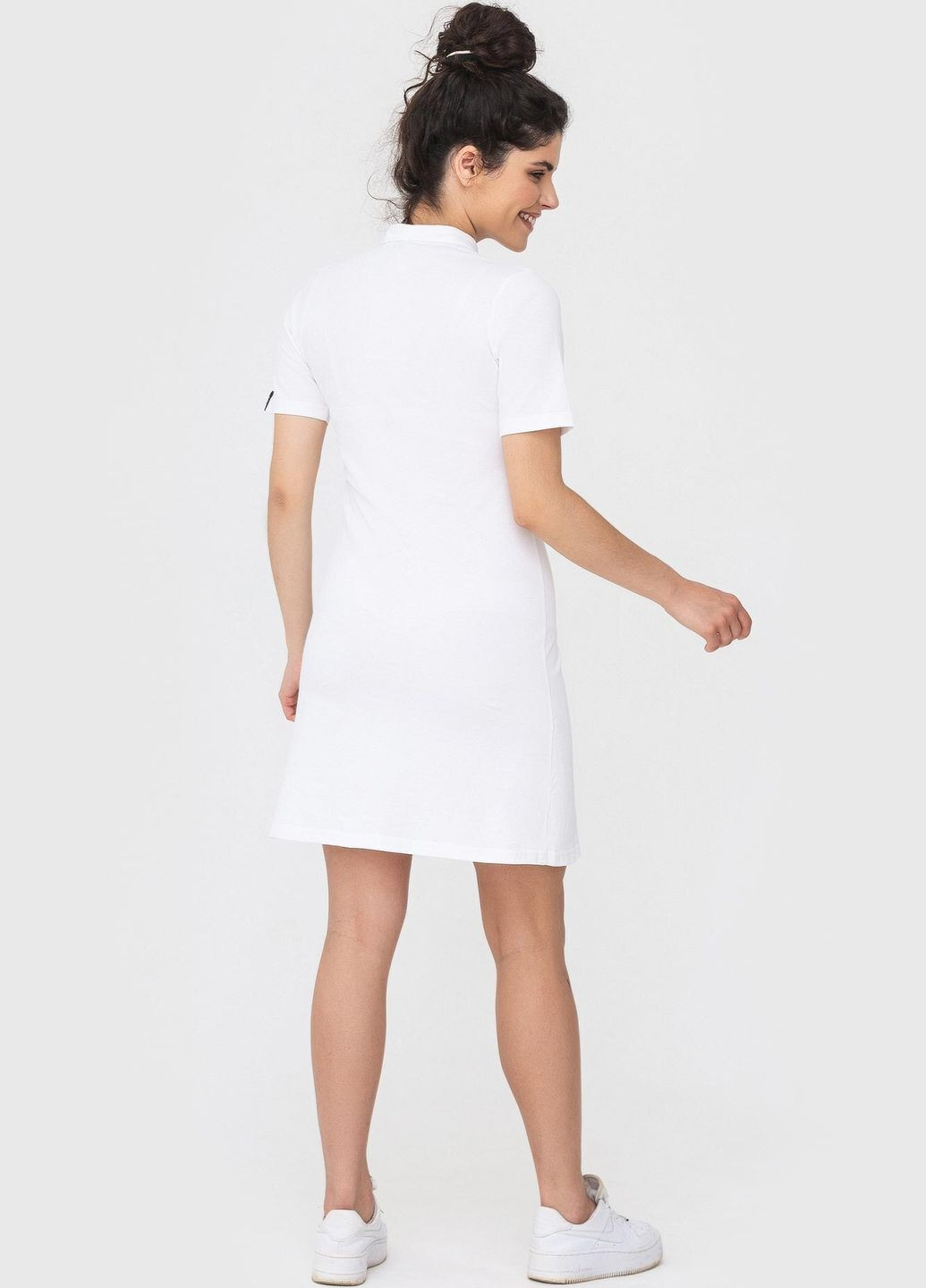 Білий кежуал сукня beam Garne однотонна