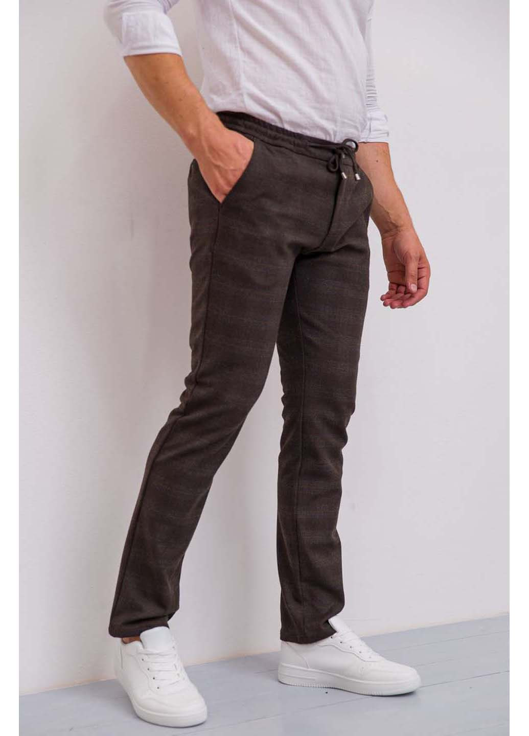 Коричневые кэжуал демисезонные брюки Ager