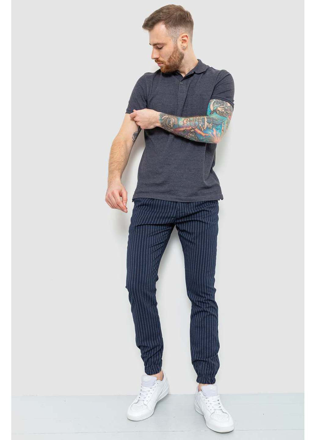 Синие кэжуал демисезонные брюки Ager