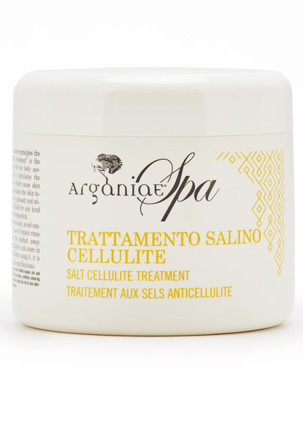 Пілінг Сольовий Антицелюлітний Spa Терапія Схуднення з Морською Сіллю і Аргановою Олією 500мл AS067 Arganiae (264831818)