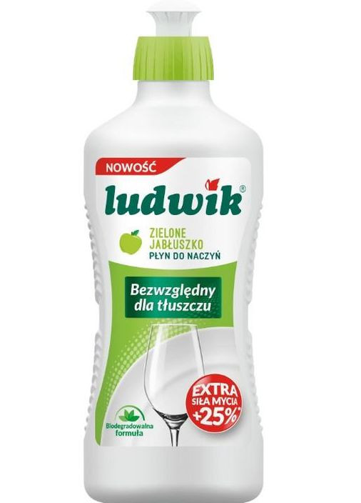Средство для мытья посуды c экстрактом зеленого яблока 900 мл Ludwik (264661519)