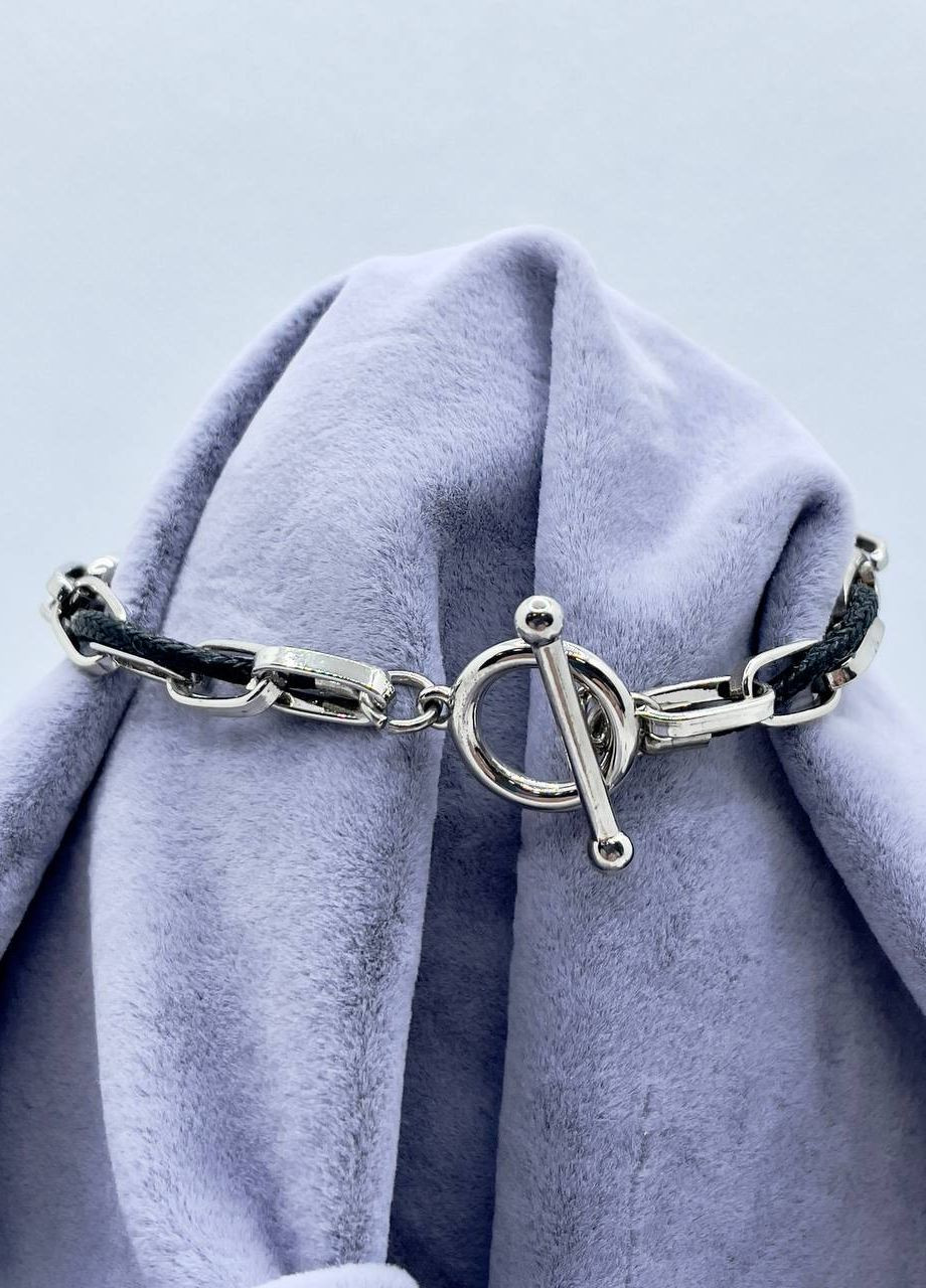 Браслет ланцюг зі стразами 19 см No Brand (264660231)