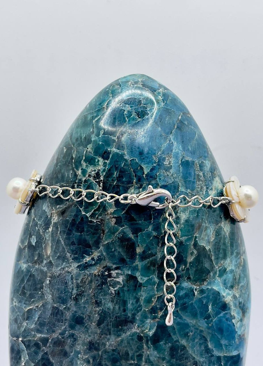 Браслет перламутр и жемчуг 19 см No Brand (264660315)