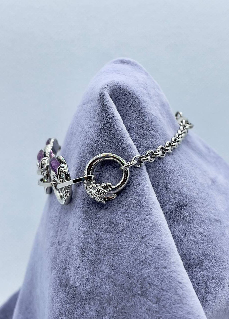 Браслет с стразами 19 см No Brand (264660325)