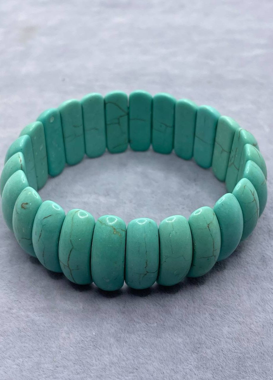 Браслет искусственная бирюза 18 см No Brand (264660251)