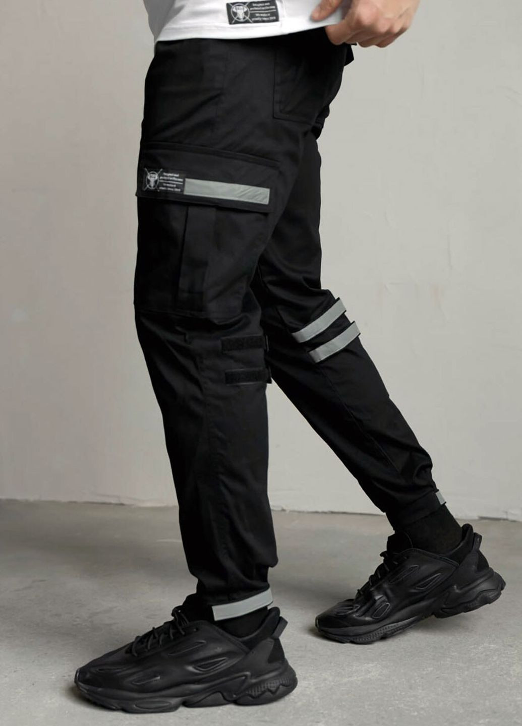 Черные кэжуал демисезонные брюки ТУР