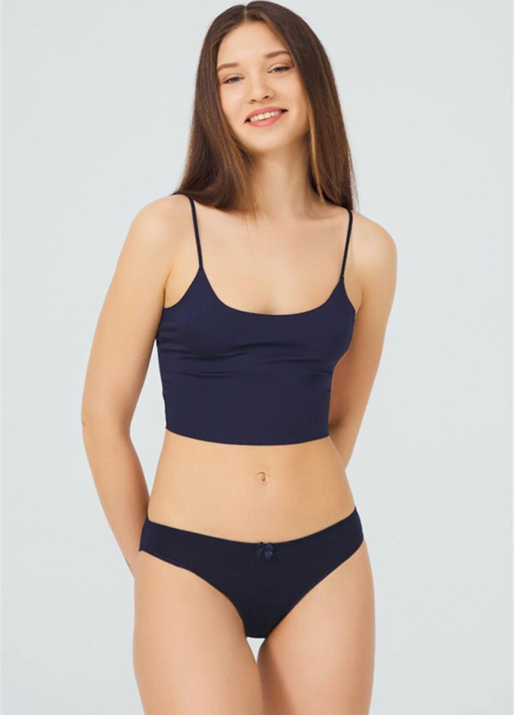 Хлопковые трусики слип Cottonhill ch0849 navy blue (264738223)