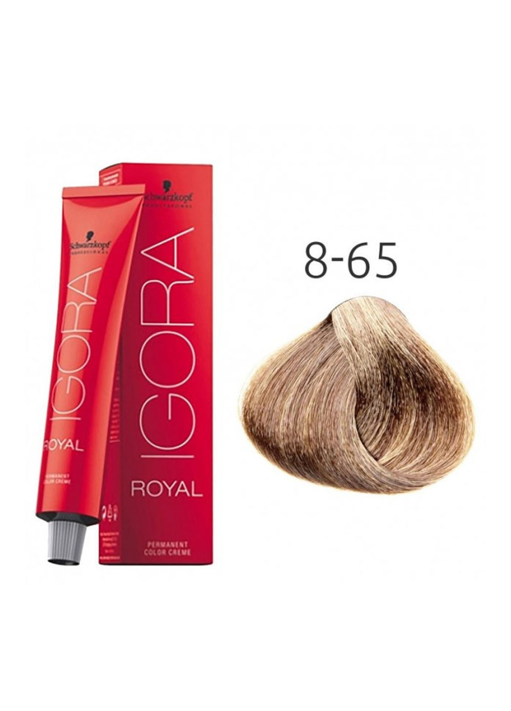 Крем-фарба для волосся Igora Royal 8-65 Світло-Русий Шоколадно-Золотистий 60 мл Schwarzkopf (264668577)