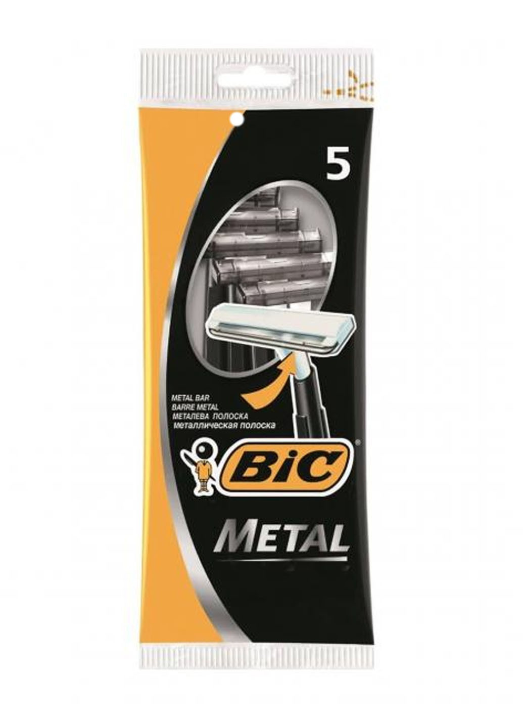Набір бритв Metal без змінних картриджів (5 шт) Bic (264668450)