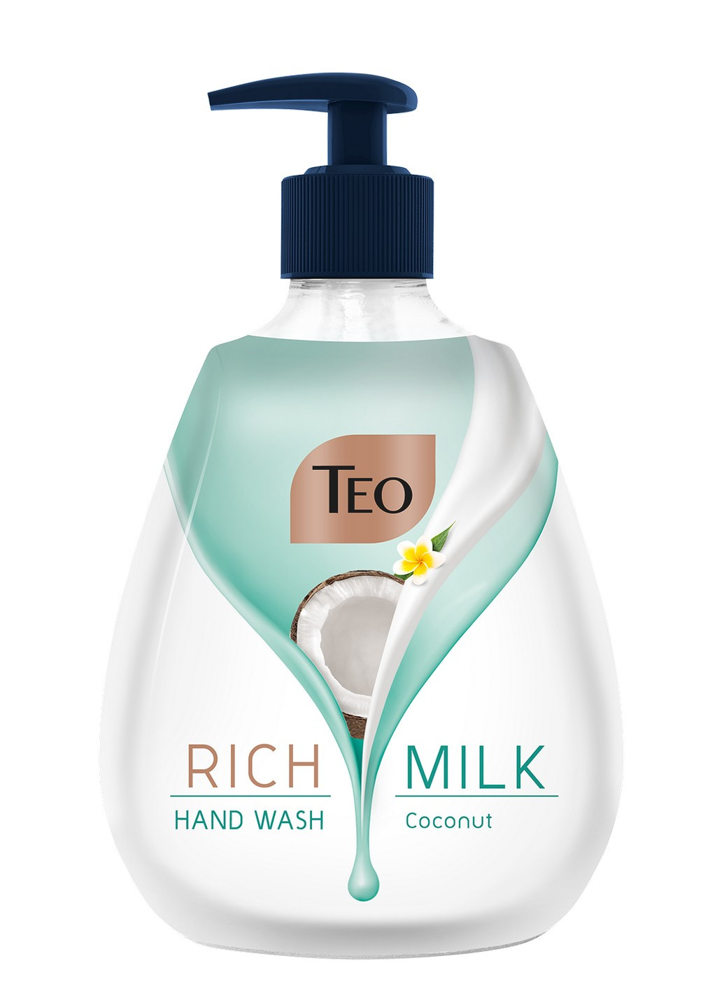 Жидкое мыло Rich Milk Coconut с дозатором 400 мл Teo Bebe (264668631)