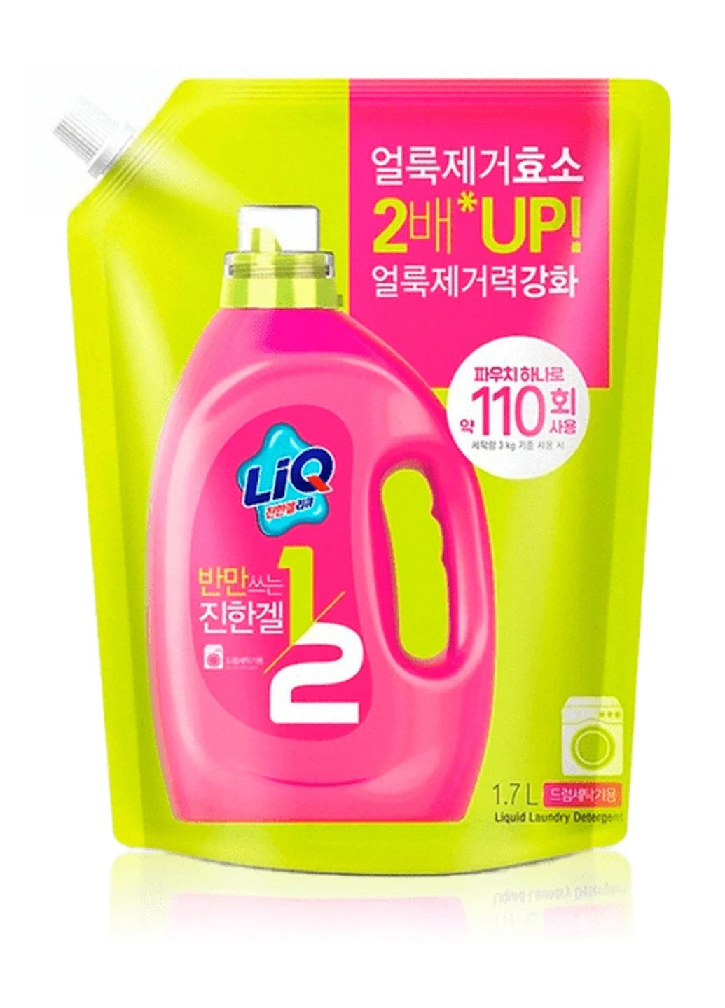 Рідкий пральний засіб LiQ Thick Gel 1/2 (Запаска) 1,7 л Aekyung (264668641)