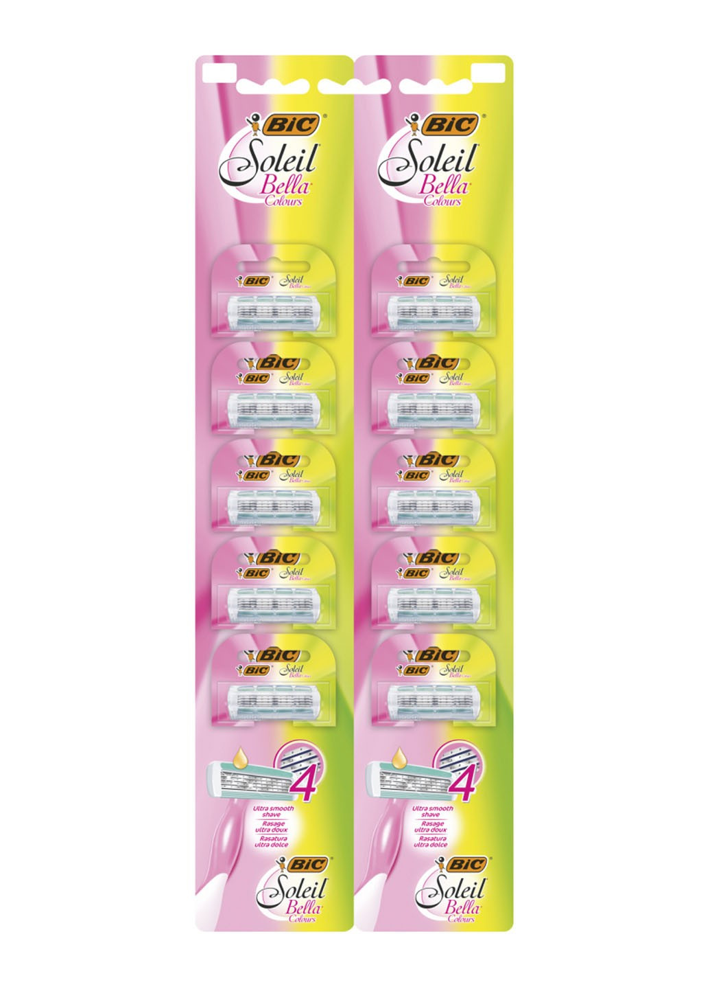 Набор бритв без сменных картриджей Soleil Bella Colours (10 шт) Bic (264668483)
