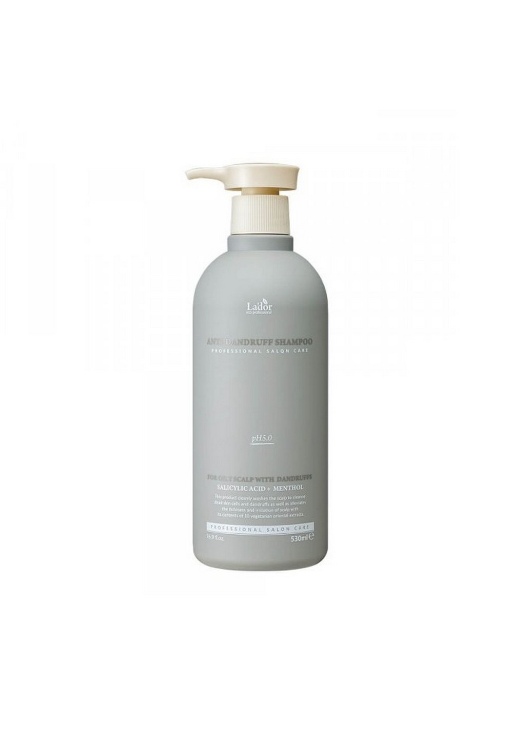 Шампунь для волосся від лупи Anti Dandruff Shampoo, 530мл LADOR (264668634)