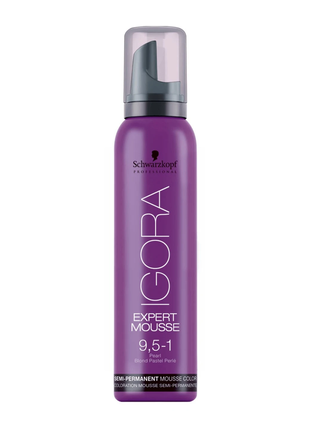 Тонирующий мусс для волос igora expert mousse 9.5-1 пастельный блондин сандре, 100 мл Schwarzkopf (264668737)