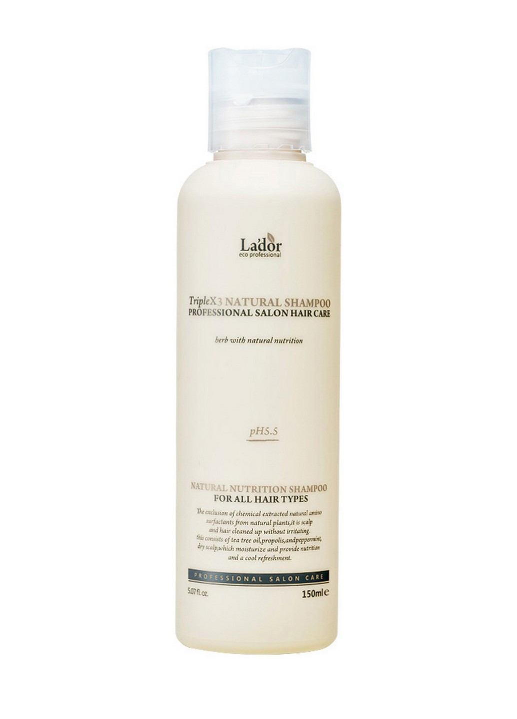 Безсульфатный шампунь Triplex Natural Shampoo, 150 мл LADOR (264668786)