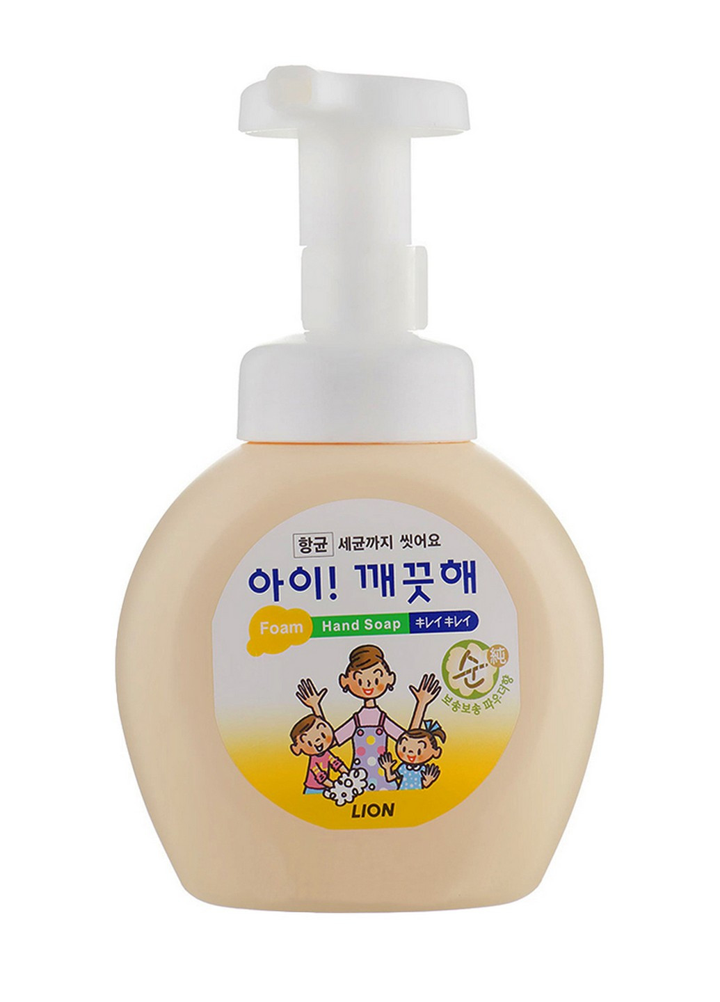 Мыло пенное для рук Ai kekute bottle Чувствительная кожа, 250 мл LION KOREA (264668755)