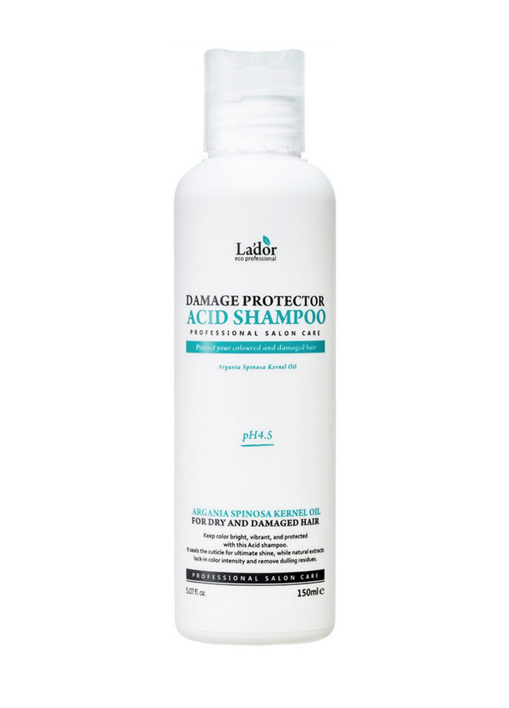 Шампунь Damage Protector Acid Shampoo pH 4.5, 150 мл LADOR (264668771)