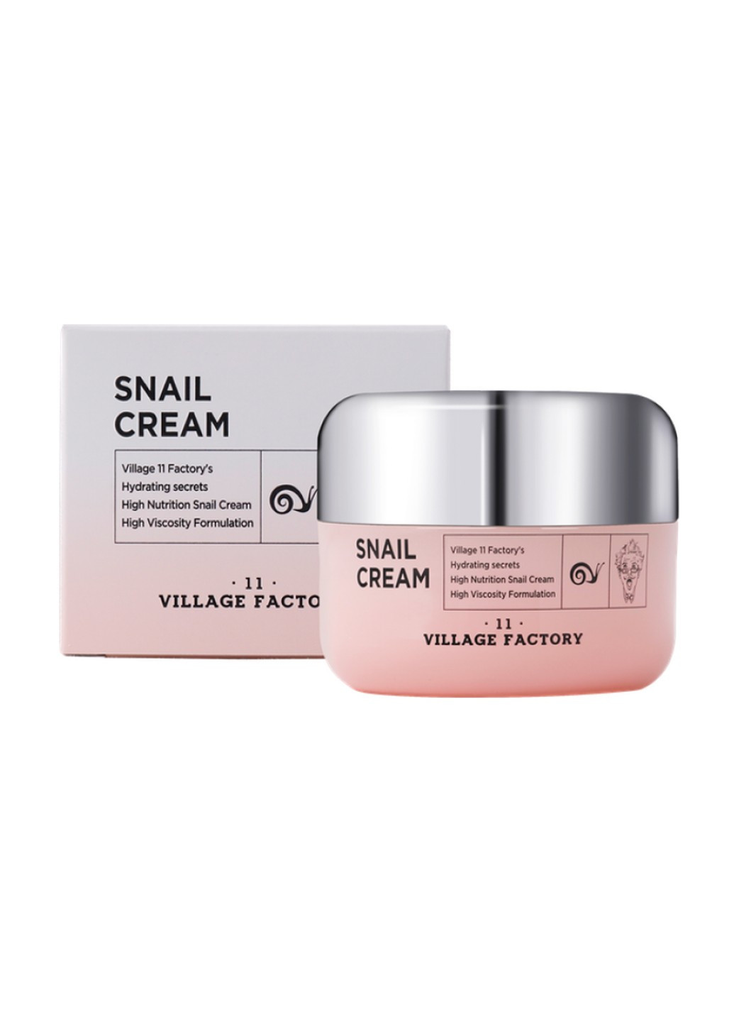 Крем для лица Snail Cream 50 мл Village 11 Factory (264668783)