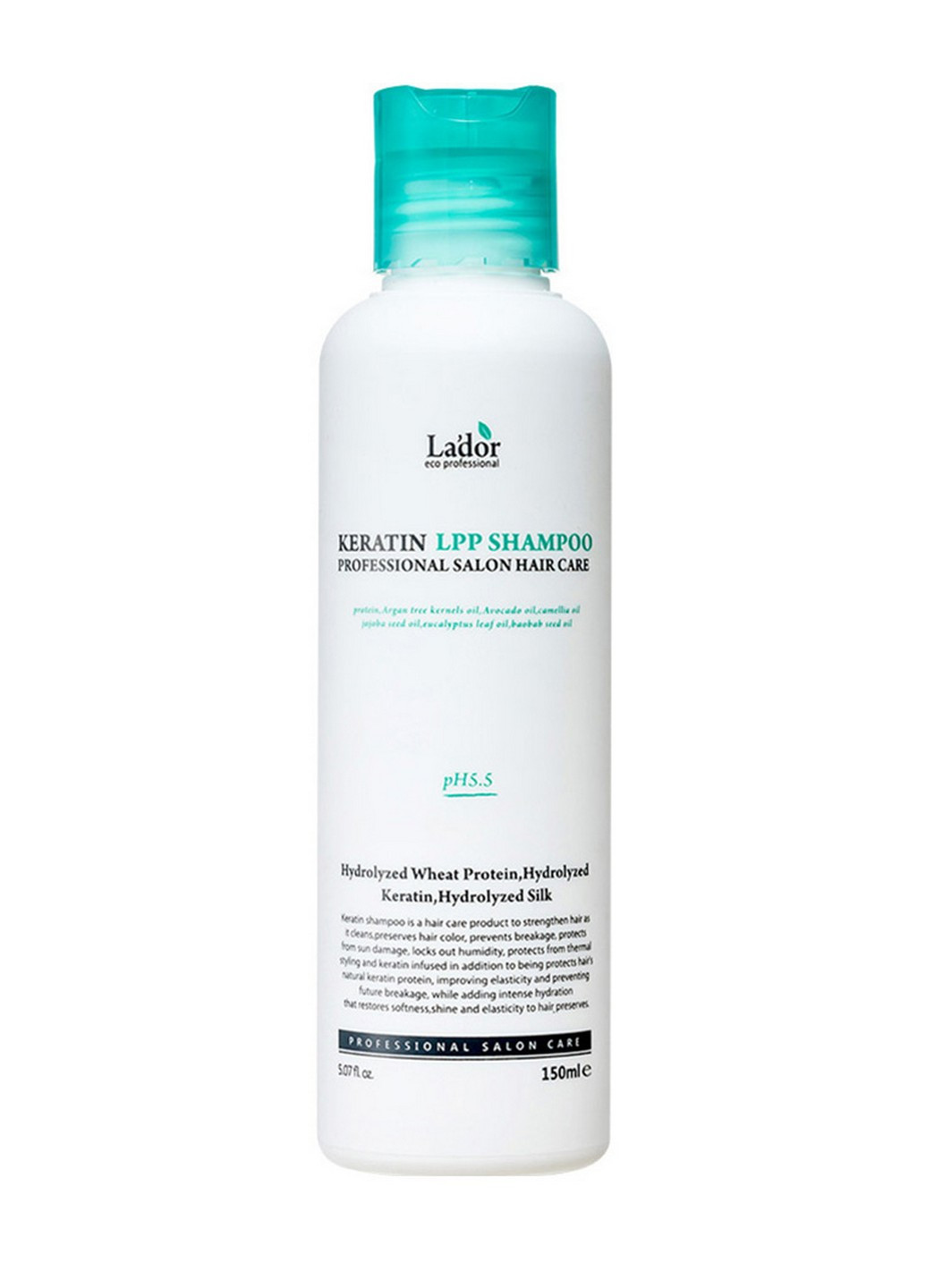 Кератиновый безсульфатный шампунь Keratin LPP Shampoo, 150 мл LADOR (264668789)