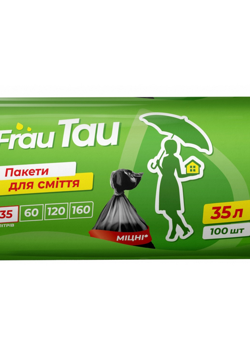 Пакети для сміття 35 л 100 шт. HDPE Frau Tau (264668800)