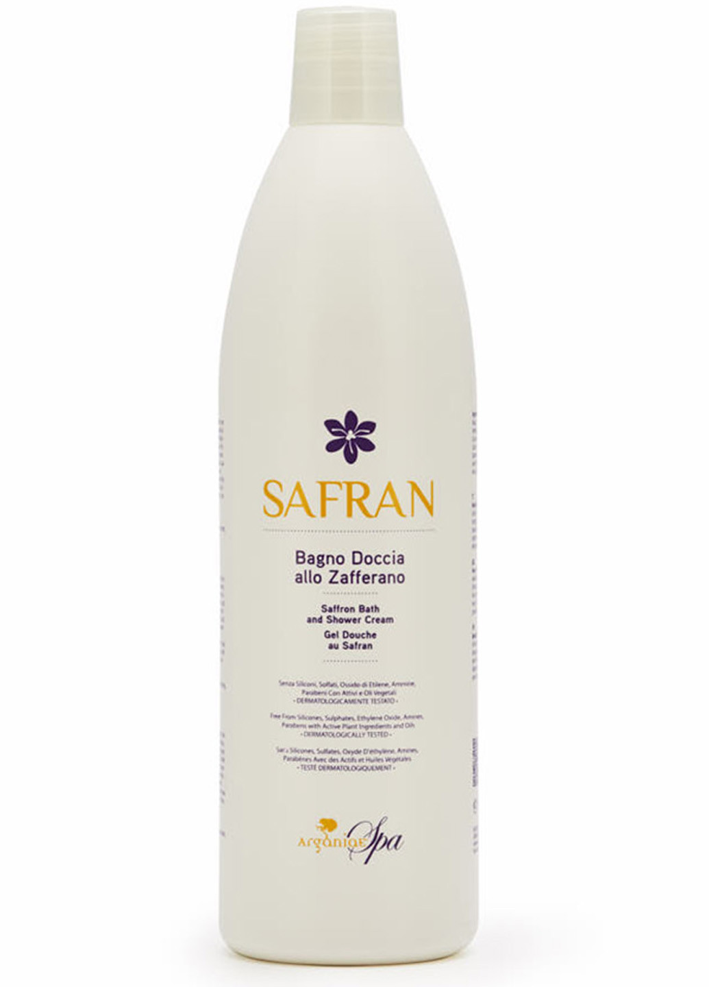 Arganiae Ультра Нежный Крем-Гель Safran Spa для Ванны и Душа с Шафраном 250мл SA009 — Крем, Италия (264831788)