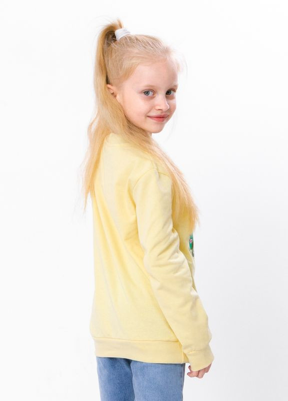 Носи своє джемпер для дівчинки з довгим рукавом малюнок жовтий кежуал футер