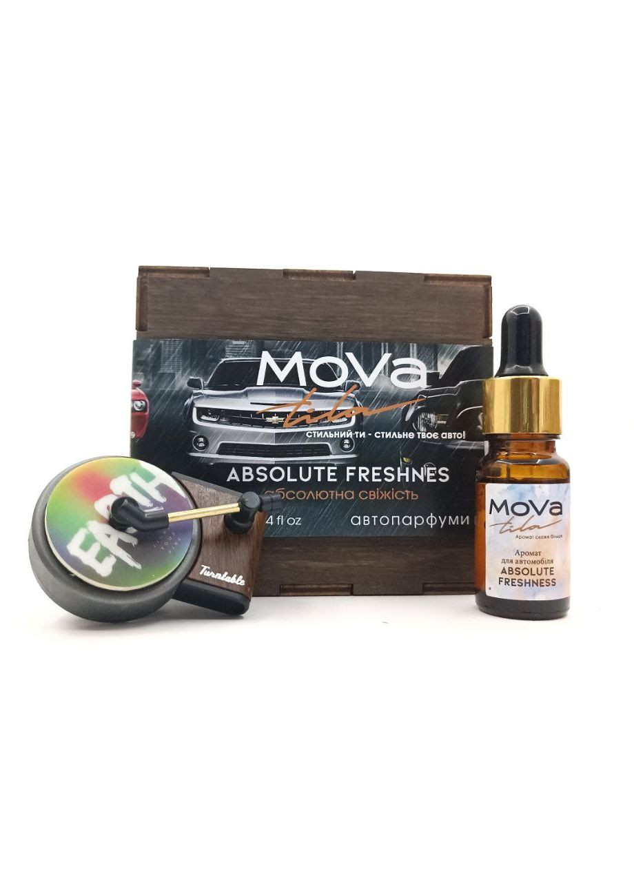 Набір для авто MoVa Tila «Absolute Freshness» у дереві з грамофоном Be Craft (264829307)