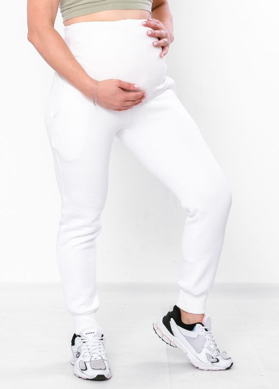 Белые кэжуал демисезонные клеш брюки No Brand