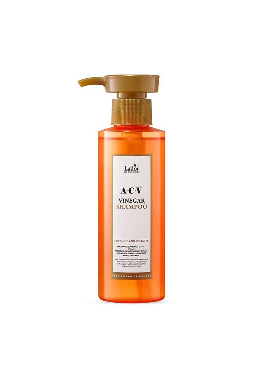 Шампунь для чувствительной кожи головы с комплексом растительных экстрактов и яблочным уксусом ACV Vinegar Shampoo 150 мл LADOR (264743404)