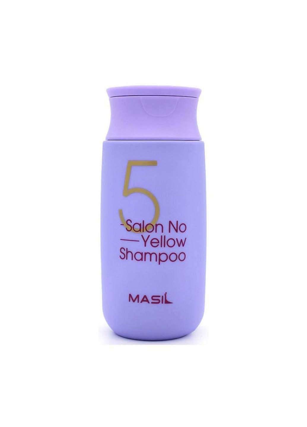 Шампунь проти жовтизни волосся 5 Salon No Yellow Shampoo 150 мл MASIL (264743423)