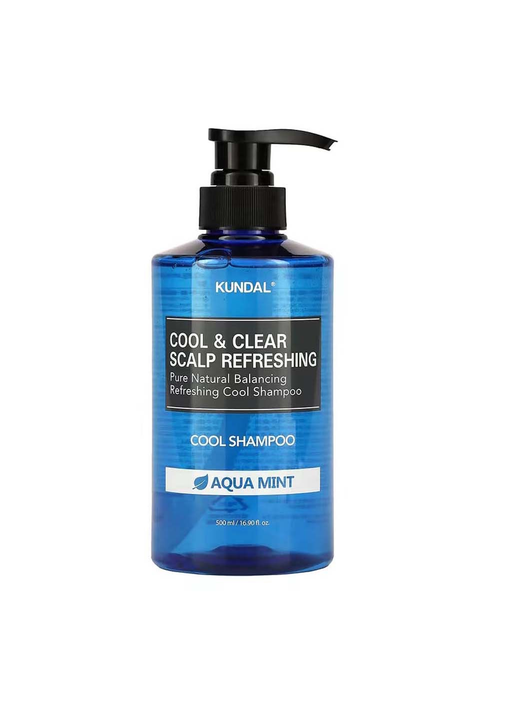 Шампунь для волосся Cool&Clear Scalp Refreshing Shampoo Aqua Mint 500 мл Kundal (264743392)