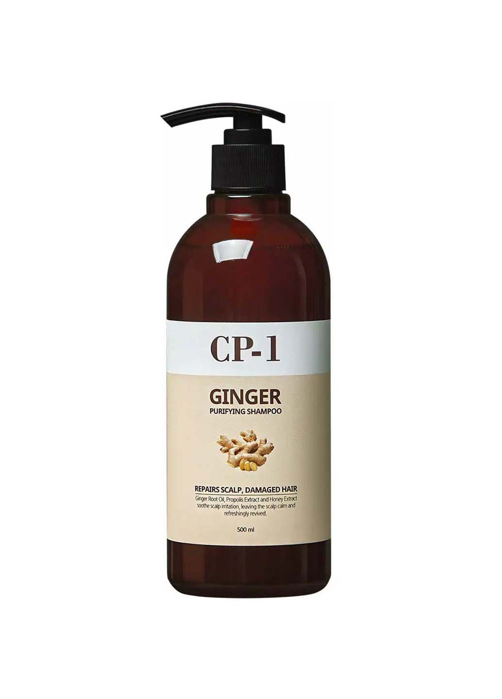 Очищающий шампунь для волос с имбирем Ginger Purifying Shampoo CP-1 500 мл Esthetic House (264743338)