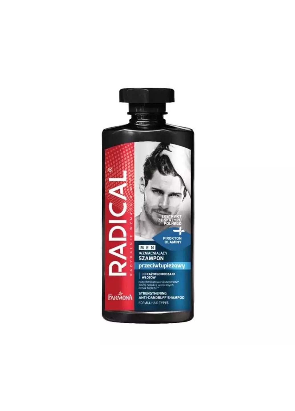 Шампунь укрепляющий от перхоти Radical Men 400 мл Farmona (264743130)