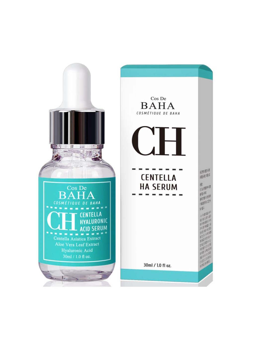Успокаивающая и восстанавливающая сыворотка на основе гиалуроновой кислоты Centella Asiatica Recovery Serum 30 мл Cos De Baha (264743648)