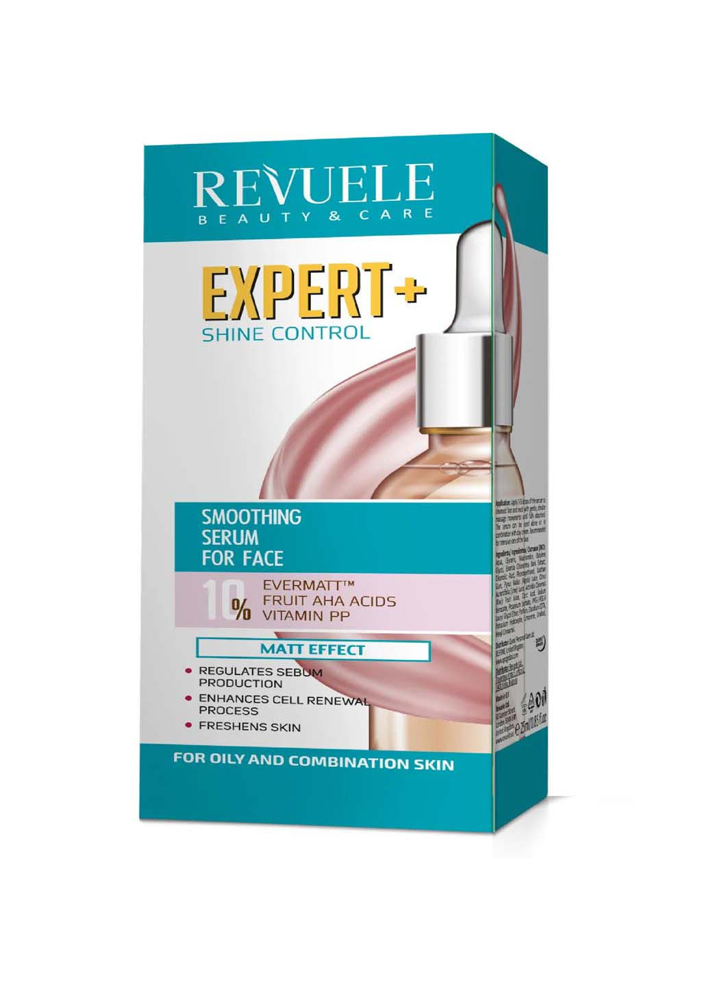 Розгладжуюча сироватка для обличчя Контроль блиску Expert+ 30 мл REVUELE (264743429)