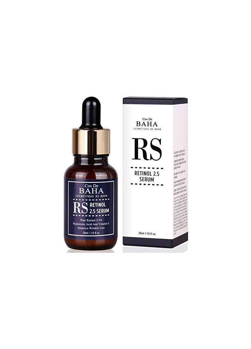 Омолоджуюча сироватка Retinol 2,5 Serum 30 мл Cos De Baha (264743651)