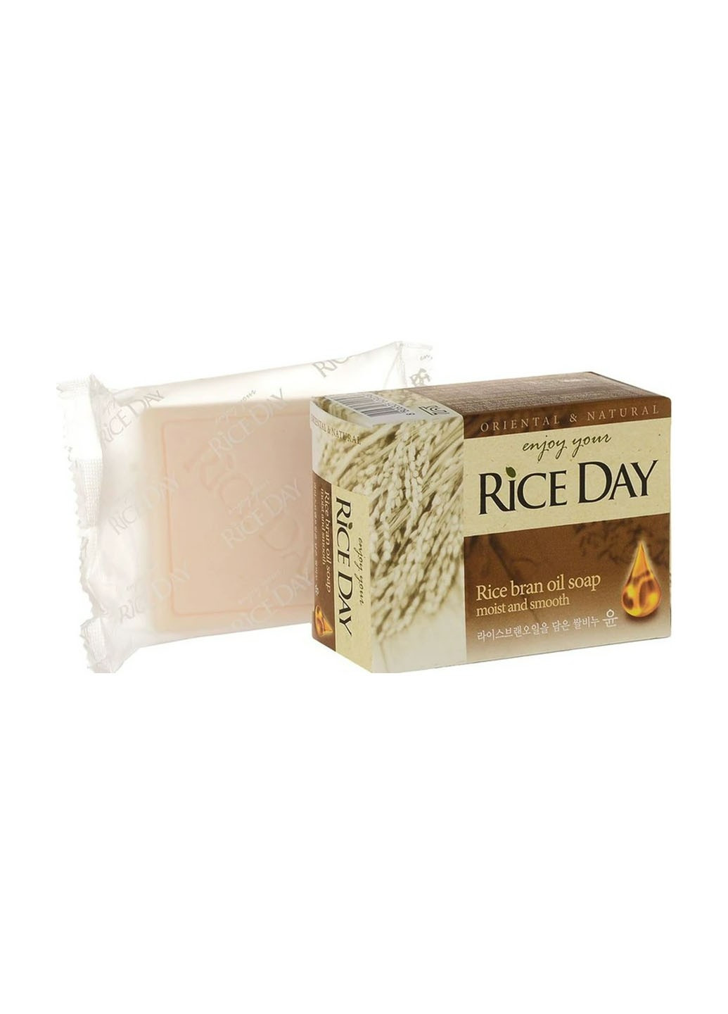 Мыло туалетное Rice Day с экстрактом рисовых отрубей 100 г LION KOREA (264743911)