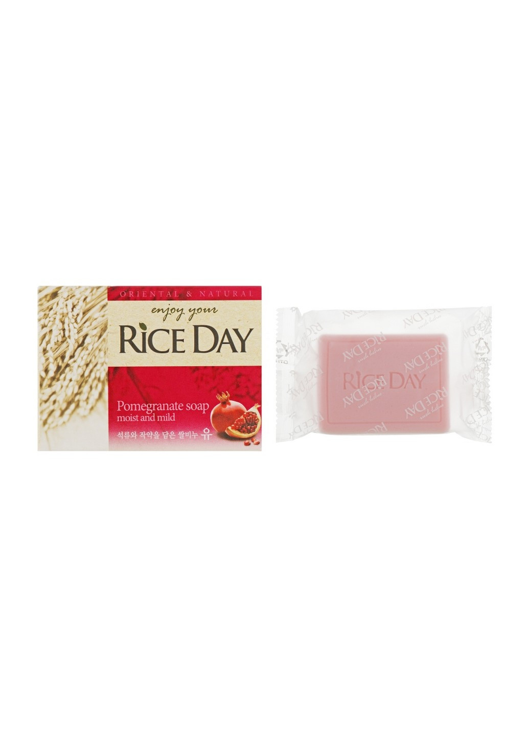 Мило туалетне Rice Day Oriental & Natural Pomegranate Soap з екстрактом гранату та півонії, 100 г LION KOREA (264743918)