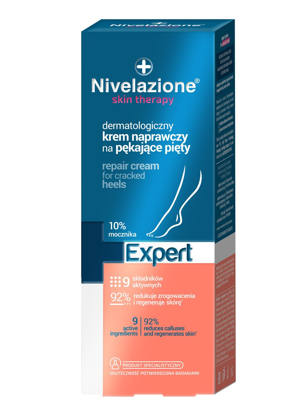 Корегуючий крем для ніг Nivelazione Skin Therapy проти тріщин на п'ятах 75 мл Farmona (264743855)
