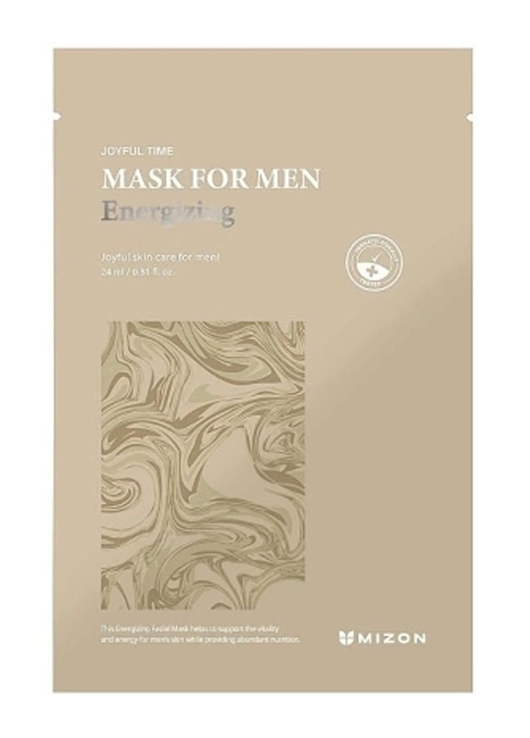 Тканинна маска для чоловіків Joyful Time Mask For Men Energizing 24 мл Mizon (264746174)