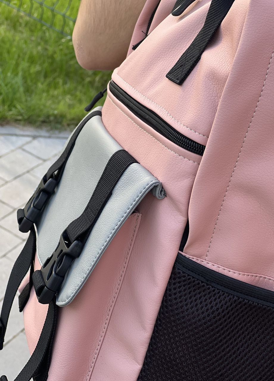 Женский рюкзак Канкун, комбинированный в экокоже с отделением для ноутбука No Brand kankun (264834491)