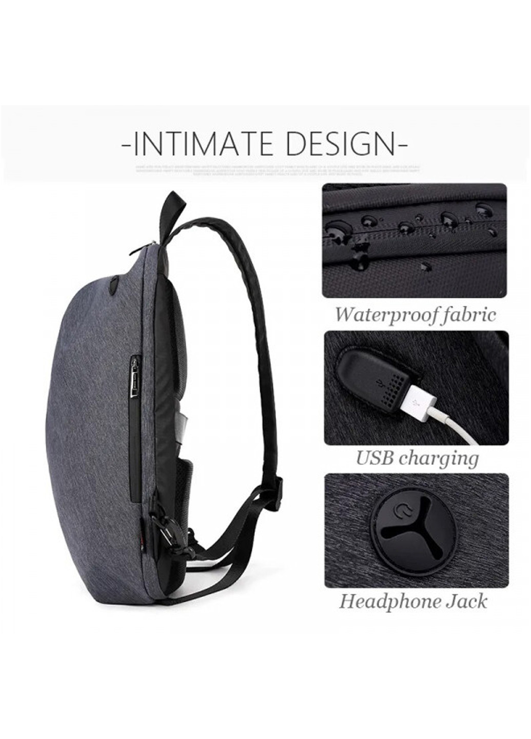 Рюкзак-мешок B00195 с отделом для ноутбука Arctic Hunter (264826158)