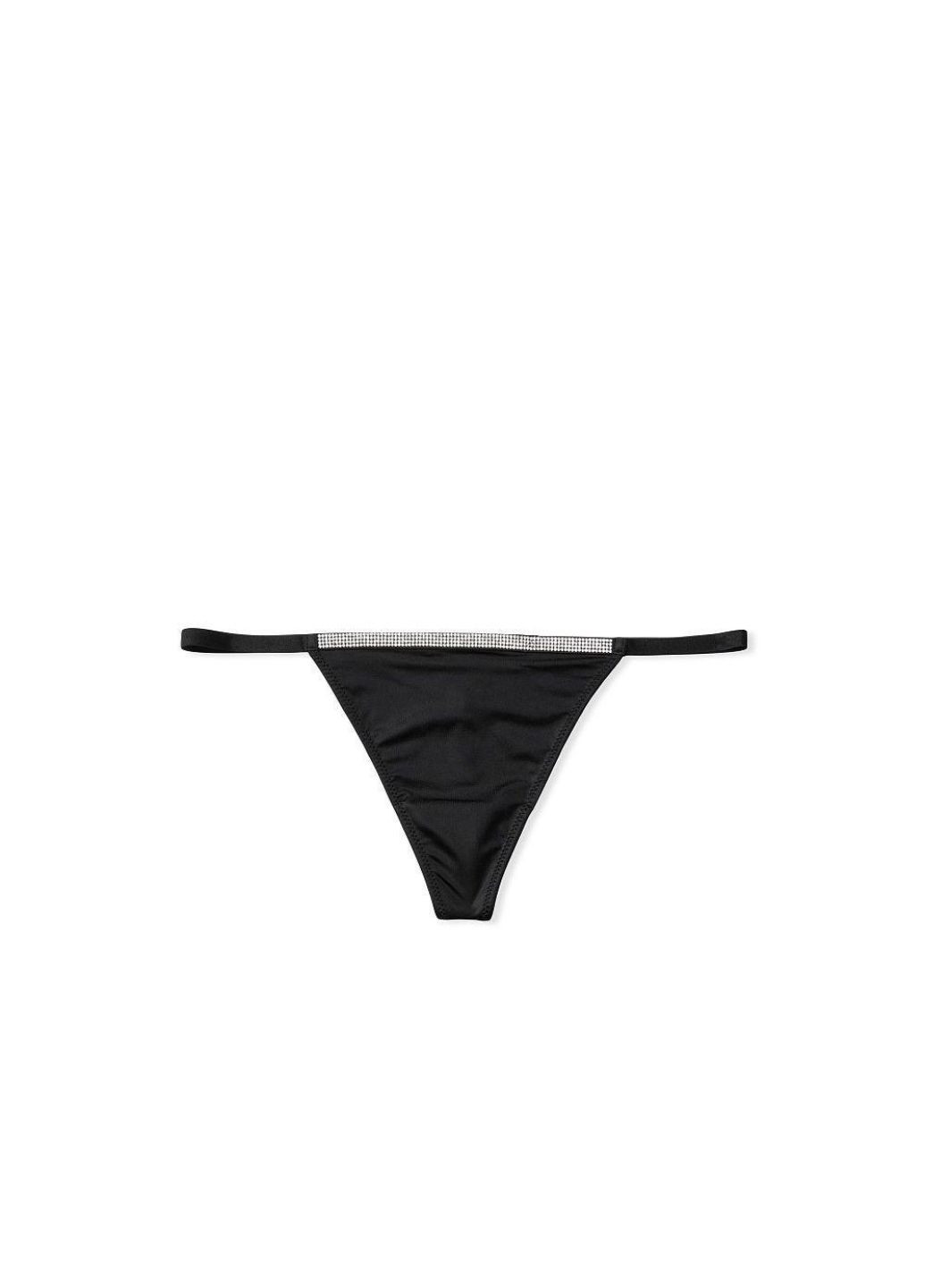 Трусики, спереду та на сідницях інкрустрація зі стразів Victoria's Secret bombshell shine v-string panty (267723021)