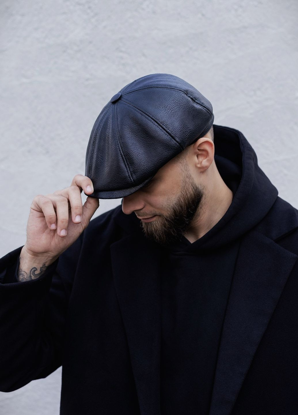 Кожаная Кепка Восьмиклинка Driver Without (264826224)