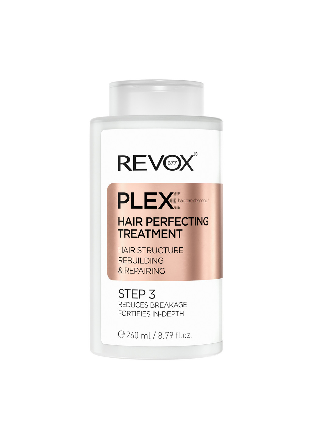 Средство для восстановления волос, шаг 3 B77 Plex Hair Perfecting Treatment STEP 3, 260 мл Revox (264921035)
