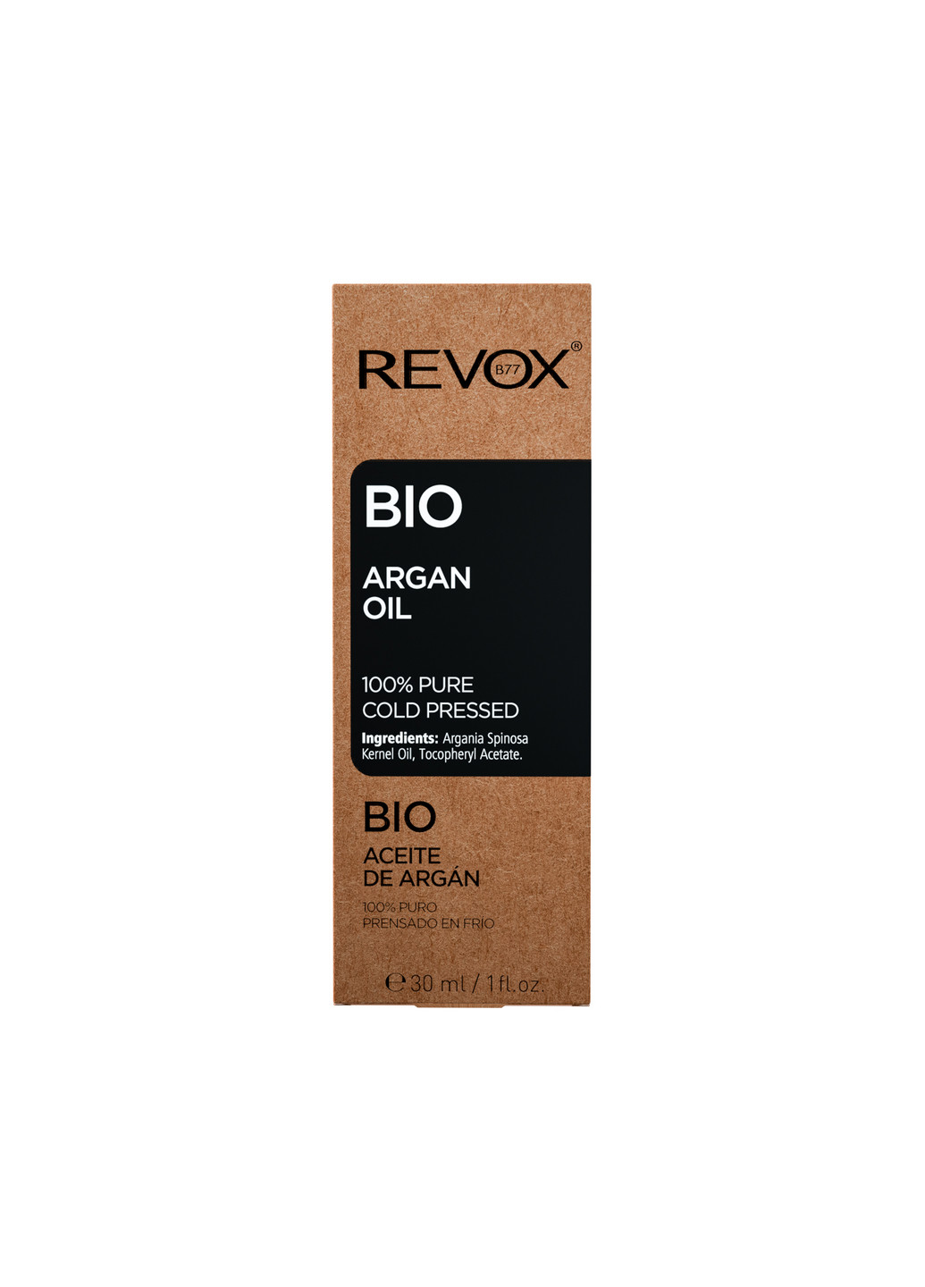 БИО масло Аргановое 100% B77 Bio Argan Oil 100% Pure, 30 мл Revox (264920973)